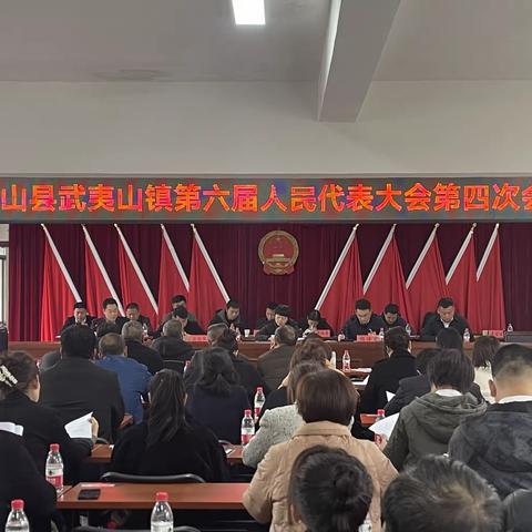 凝心聚力绘新篇  逐梦前行勇争先——武夷山镇第六届人民代表大会第四次会议胜利召开