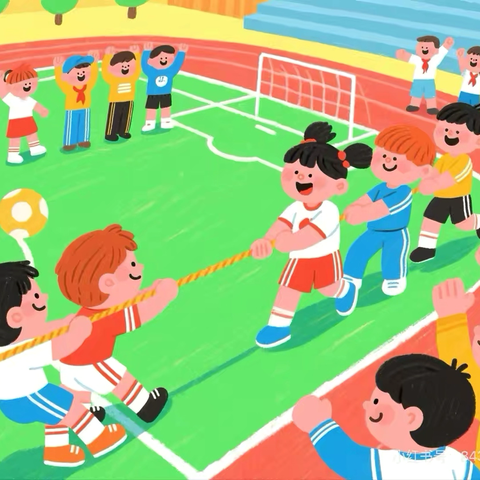 绳采飞扬，聚力成长——东城小学一年部拔河比赛纪实