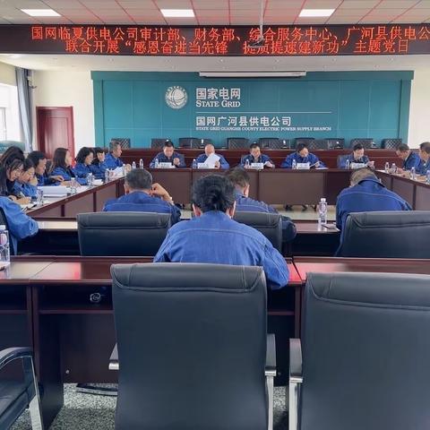 国网临夏供电公司：开展“感恩奋进当先锋 提质提速建新功”主题党日支部联建活动