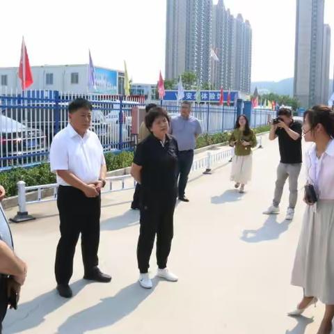 赵冬梅同志到智远街道实地察看已供地未开工项目推进情况并检查安全生产工作