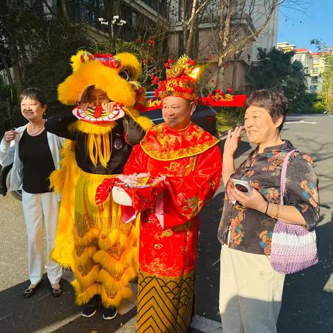 檀溪小区财神敲门·狮舞送福到我家活动