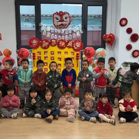 火箭军东风幼儿园豆五班“迎新春，庆元旦”家长开放日活动