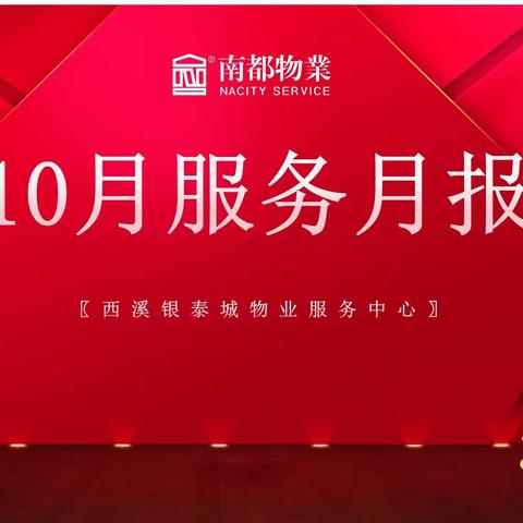10月服务月报汇报