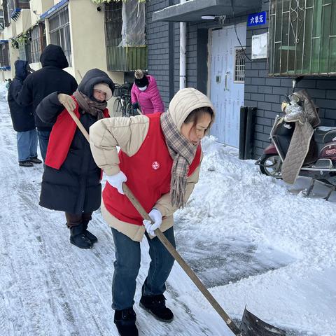 “同住一座城、共爱一个家” ——水源地社区元旦除雪行动