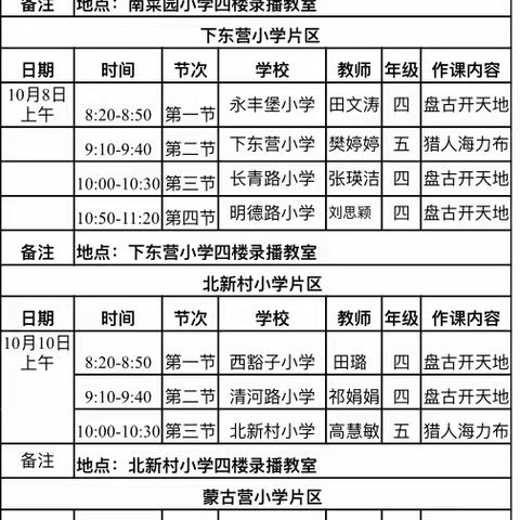 优质课堂展风采 观摩学习共成长——书院巷小学语文教师观摩桥西区优质课活动