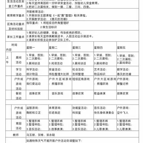 家园共育 “云端”共享——大三班第5周活动速递