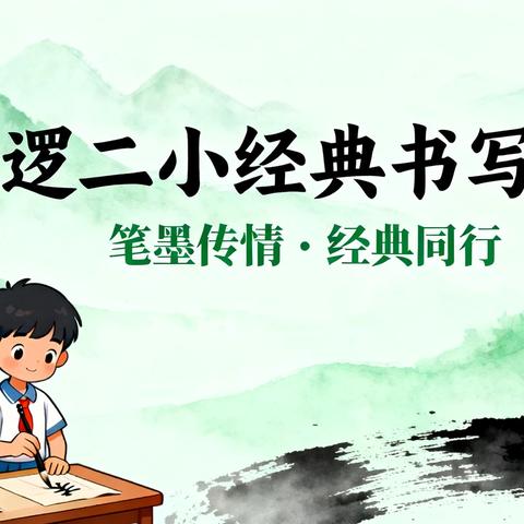 笔墨传情  经典同行 阳逻二小经典书法比赛 ‍