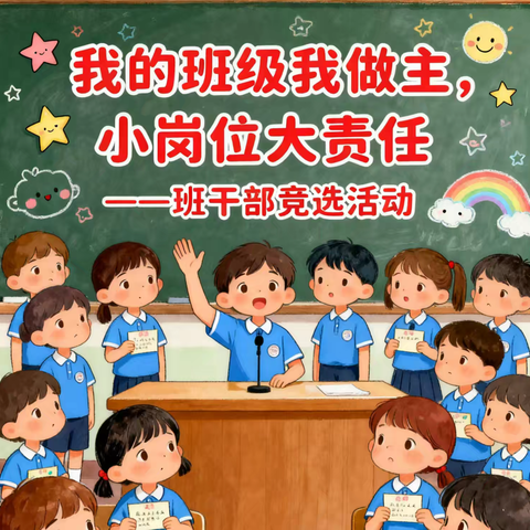 我的班级我做主，小岗位大责任——平顺县实验小学二年级班干部竞选活动