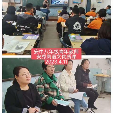 学以致用求发展，教学研讨新台阶——记安中八年级青年教师公开课