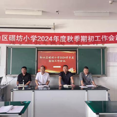 凝心聚力同心逐梦，踔厉笃行勇踏新程——碾坊小学2024—2025上学期开学季系列活动纪实