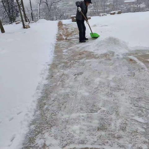 最美下雪天   最暖网格员