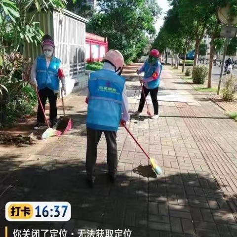 草儿绿，花儿香，环境优美人健康——临高职校“创文创卫”志愿服务活动（十七）