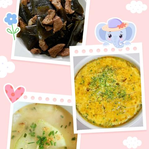 大河城章幼儿园第十三周食谱