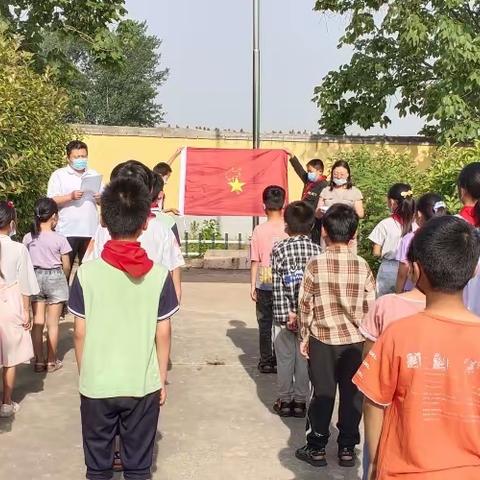 红色信仰，星路追光 | 少先队入队仪式——朱里镇周桥小学