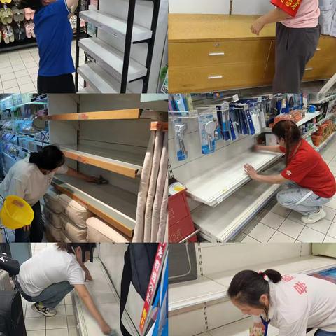 百货课端午节前清洁卫生大扫除