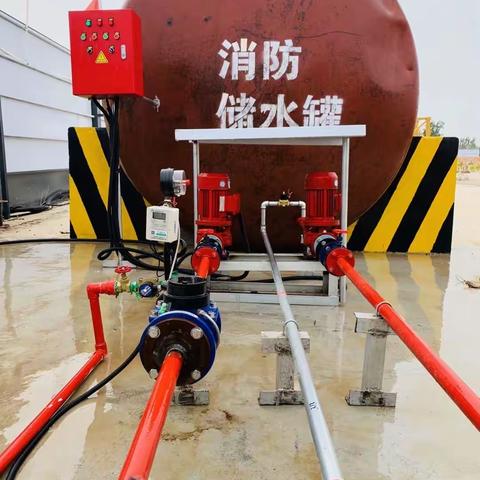 二分公司垃圾转运中心项目开展消防实战演练