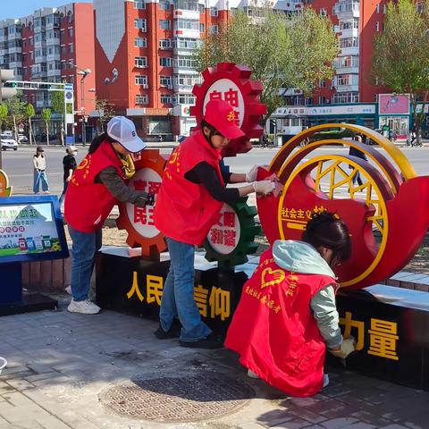 助旅发“扮靓文明城市”志愿行