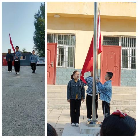 爱国教育 故城小学升旗仪式