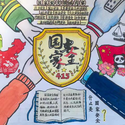 全民国家安全教育日 ——景苑小学406中队七色花小队在行动
