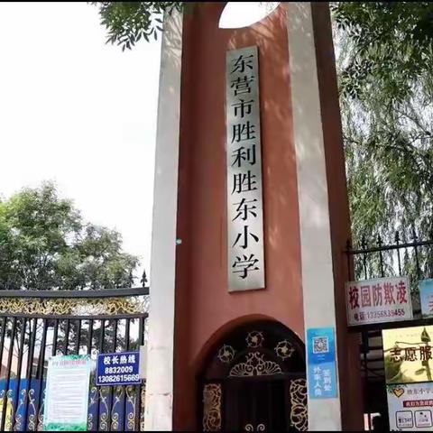 东营市胜利胜东小学第十五周工作纪实