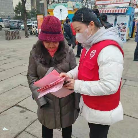 大观园街道社工站开展移风易俗宣传活动