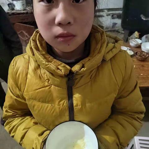 韩了墙小学“节约粮食”宣传活动