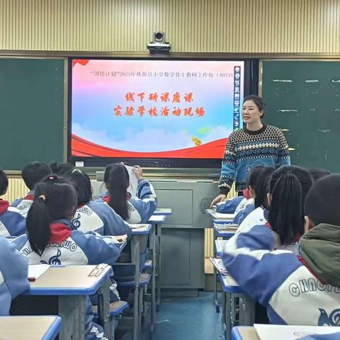 桃源县小学数学骨干教师工作坊线下研课磨课活动