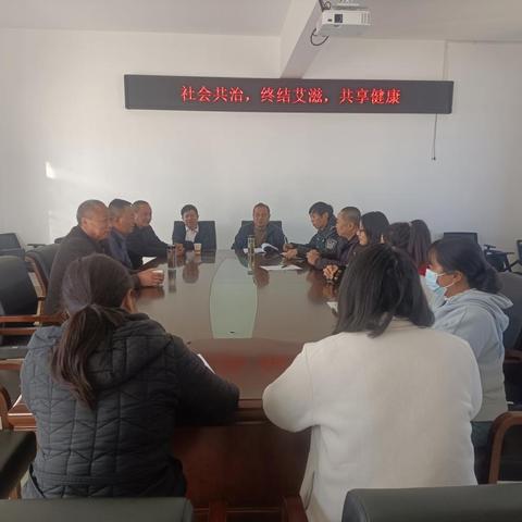 贾井社区防艾宣传活动