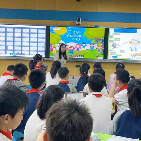 共研比教学   聚力期未来 —钟家村小学三里坡东英语教研活动