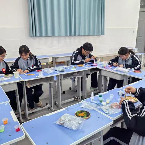濮阳市油田第四高级中学非遗手作社第五次活动掠影