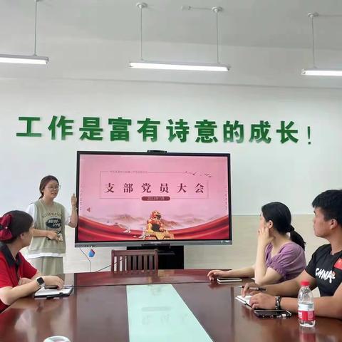 坚定初心 笃行不怠———中共芜湖市元亩塘小学党员大会