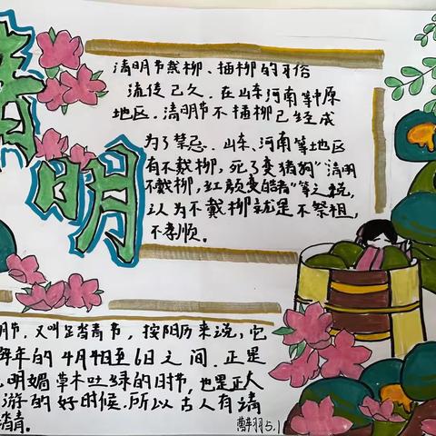 五一班清明时节文化与艺术的传承与表达
