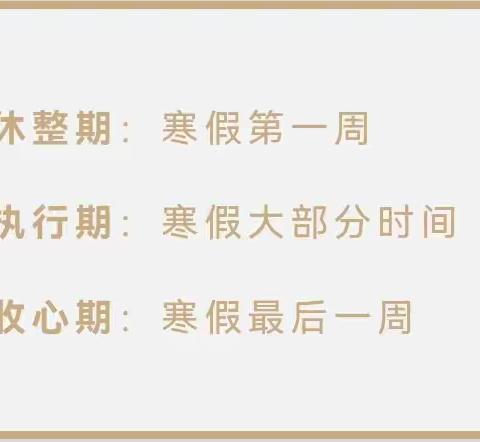 寒假生活“不打烊”——汾西县县直机关幼儿园寒假习惯养成计划书