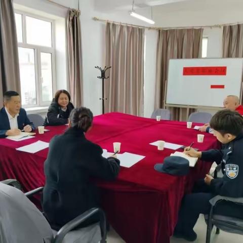 龙卉社区大党委联席会议