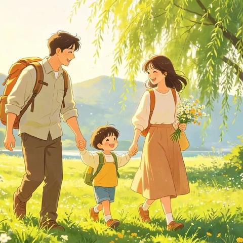 春假寻芳 五一拾趣——第二实验小学春假及五一放假告家长书
