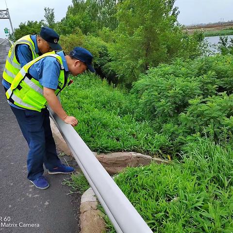 台风来袭 加强巡查 牢筑安全屏障——长春分公司路巡组在行动