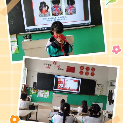 【党建·队建】突泉县水泉镇中心小学“强国复兴有我 争当新时代好少年”主题入队仪式 ‍ ‍ ‍