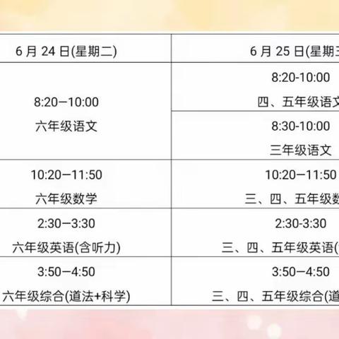 崇仁县郭圩乡中心小学2025年春季学期期末质量监测及暑假放假通知