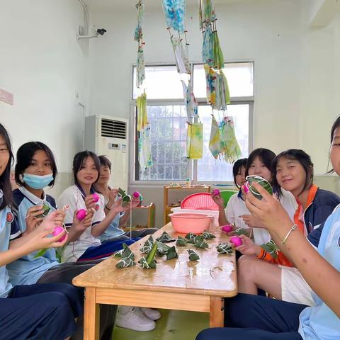 品端午粽香，传文明风尚——南昌高新区第一教育集团清华实验校区迎端午活动