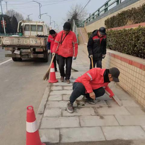 市容市貌整治提升春季大会战 市政维护中心在行动