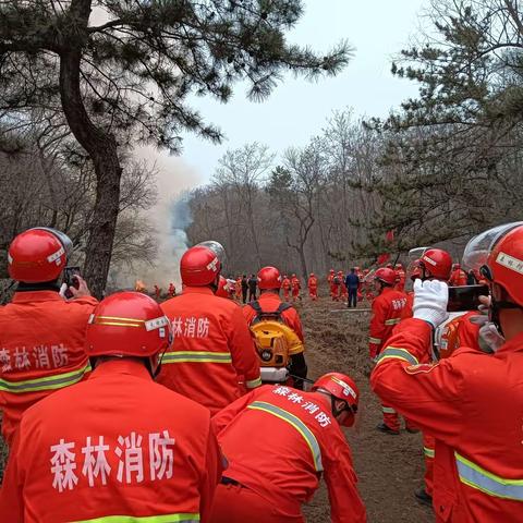 关山林场石尧河管护站：祭祀献花多文明、杜绝山火保森林