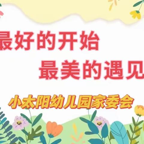 以爱相约、共育花开———小太阳幼儿园家委会活动