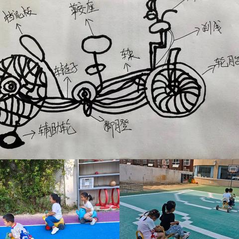 中一班 六月份 班本课程 乐在“骑”中