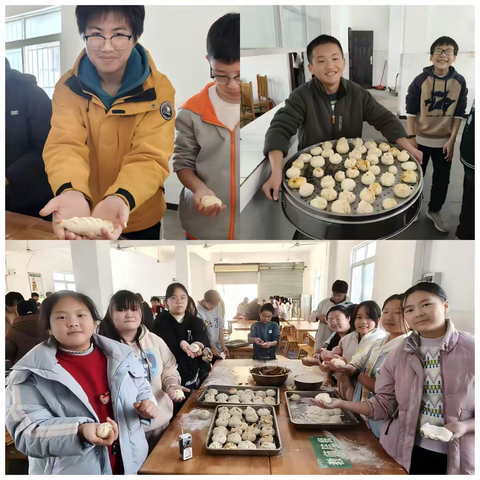舌尖上的温暖，劳动中的成长——玉龙初中包包子活动