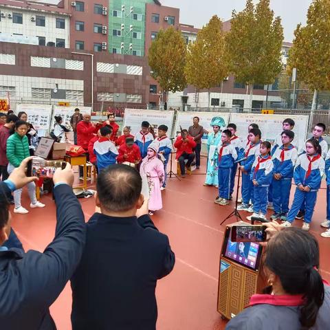 同饮黄河水，共育华夏魂——临清市松林镇第六完小“吹腔戏”闪耀全省黄河文化育人成效“汇·展”现场会