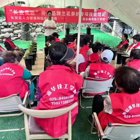 “一街一品”绽芳华，“长安花匠”护兰香 ——长安区人社局组织开展兰花寄养养护培训活动！