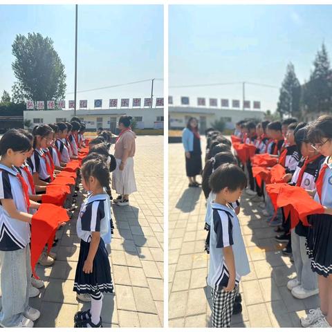“争做新时代好队员”——崔公堤小学少先队入队仪式