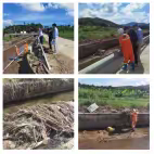 崖州区政协副主席朱肖蔓巡查芒果溪、芒果一水、拱北水