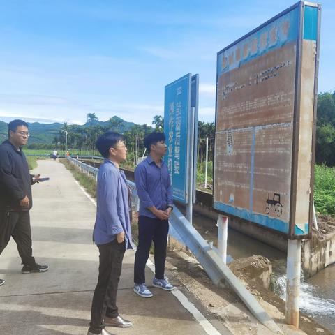 崖州区政协副主席朱肖蔓巡查芒果溪、芒果一水