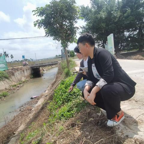 崖州区政协副主席朱肖蔓巡查拱北水